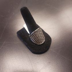 Silver 5.9g Ring Size 10