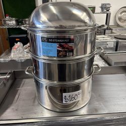 Ollas Tamaleras De Accero Inoxidable Marca Zpl Nuevo En Caja