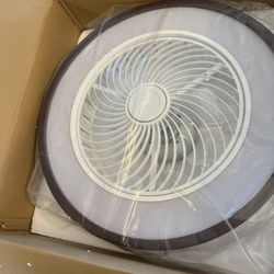Chandelier Fan With Remote Semi Flush $60