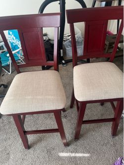 2 Euro Sun Swivel Bar Stool Chairs