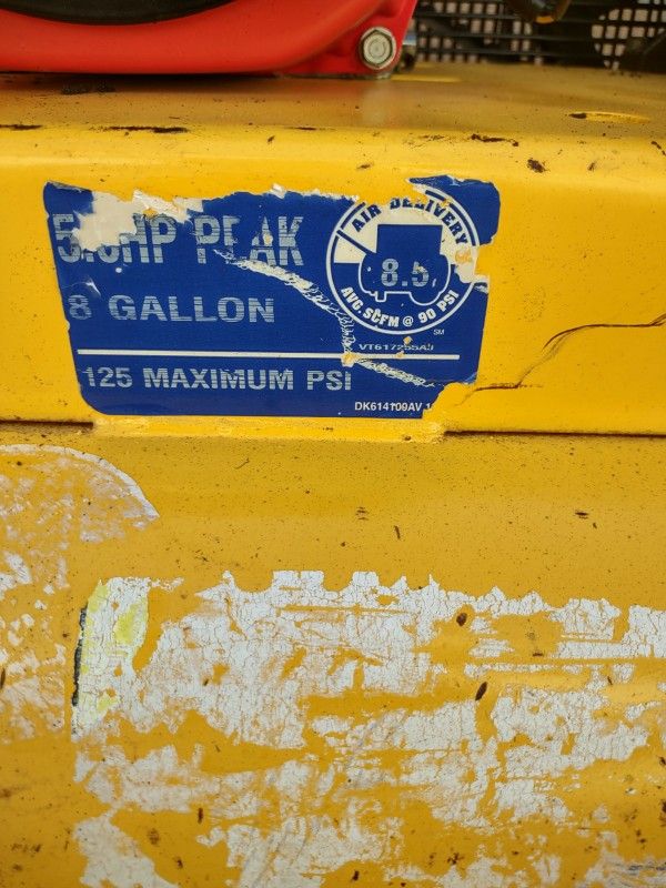 De-Walt Air Compressor