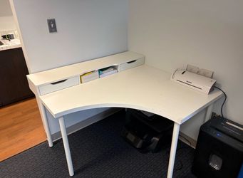 White Office Table