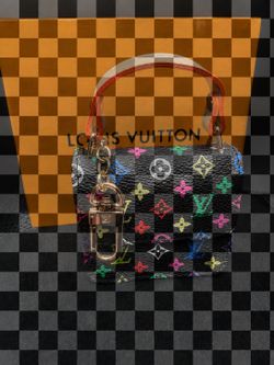 Black Multicolored Monogram Mini Bag