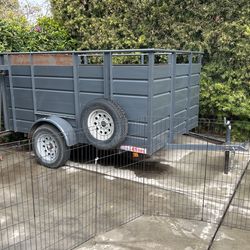 14 foot steel trailer with ramp