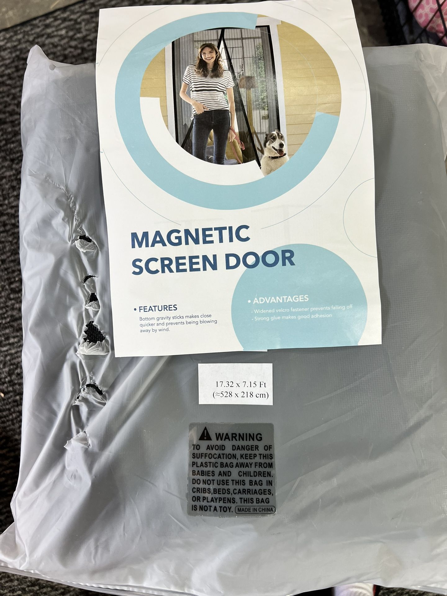 Magnetic Screen Door