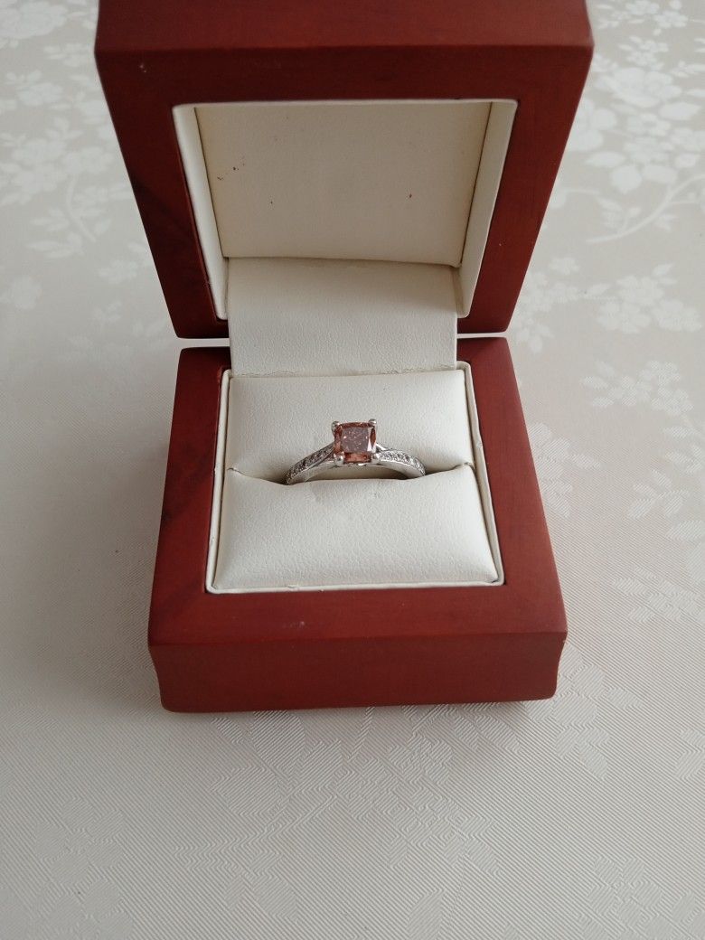 1.10 CT. Pink Diamond Ring