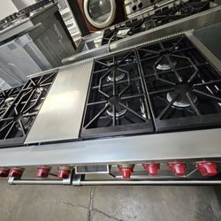 48" WOLF DUAL FUEL RANGE STAINLESS STEEL 