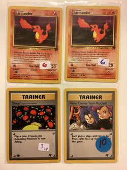 Charmander Pokémon Team Rocket
