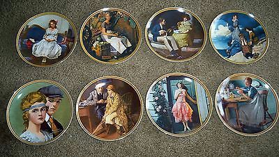Lot of 45 Norman Rockrwell Collector's plates