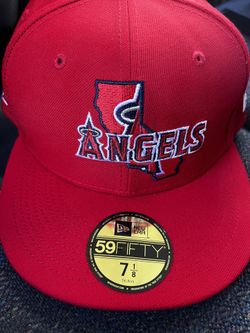 Angels California State Hat Size 7 1/8