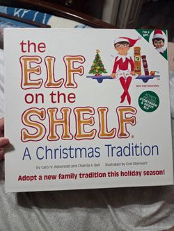 The Elf on the Shelf: girl w/ book