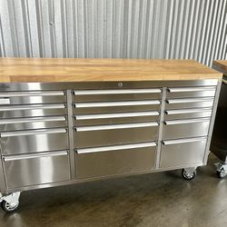 New Stainless Steel Tool Box Tool Chest Heavy Duty 
