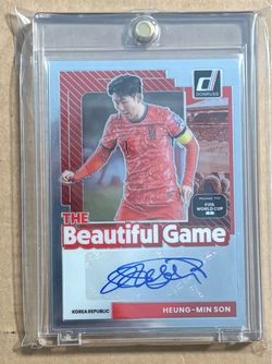 Heung-Min Son  Korea Republic Donruss Beautiful Game Auto Card