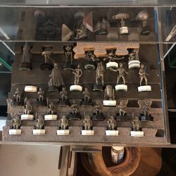 star wars pewter chess set