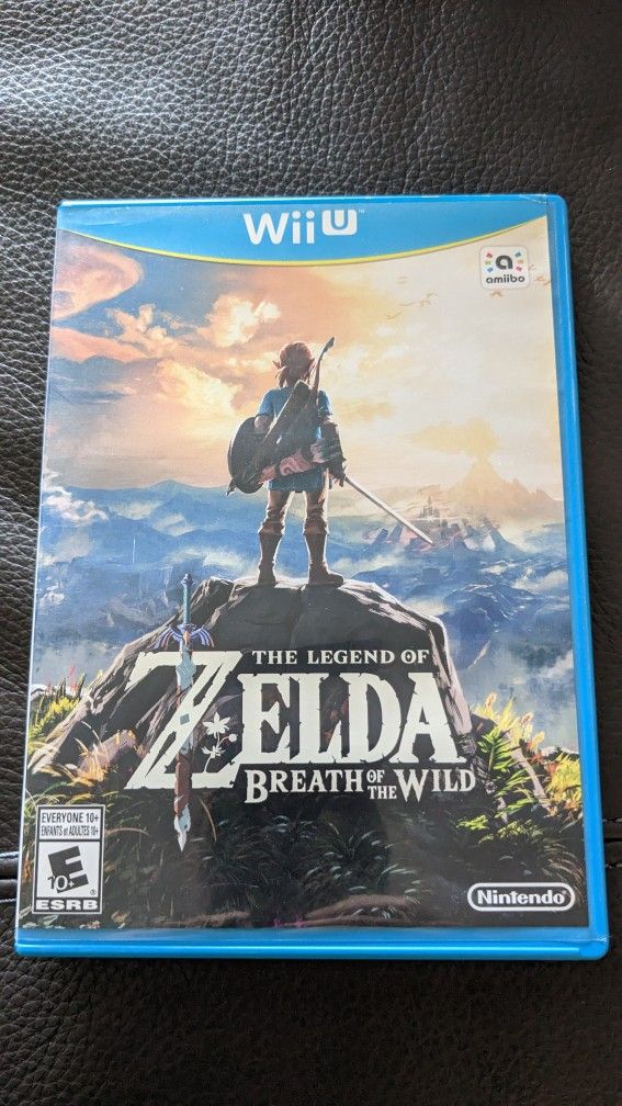 The Legend Of Zelda Breath Of The Wild Video Game For Nintendo Wii U