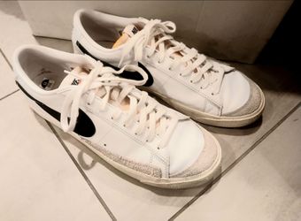 Size 11 - Nike Men's Blazer '77 Vintage Low White Black