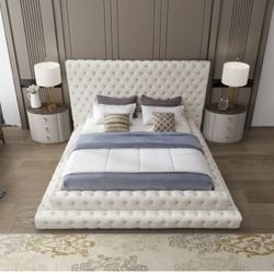 Queen Size Bed Frame – Sturdy & Elegant – Gently Used! (Original price 2,910.00)