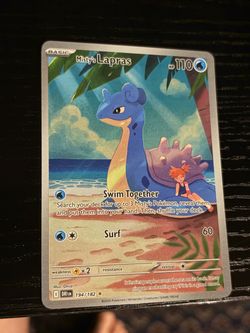 Pokémon Destined Rivals- Misty’s Lapras card RARE