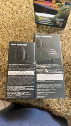 Outdoor camera with solar panel