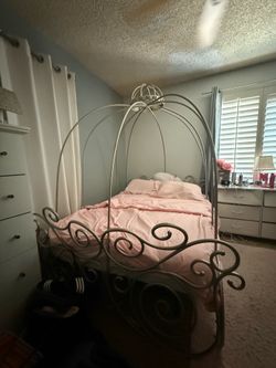 Metal Canopy Princess Bed