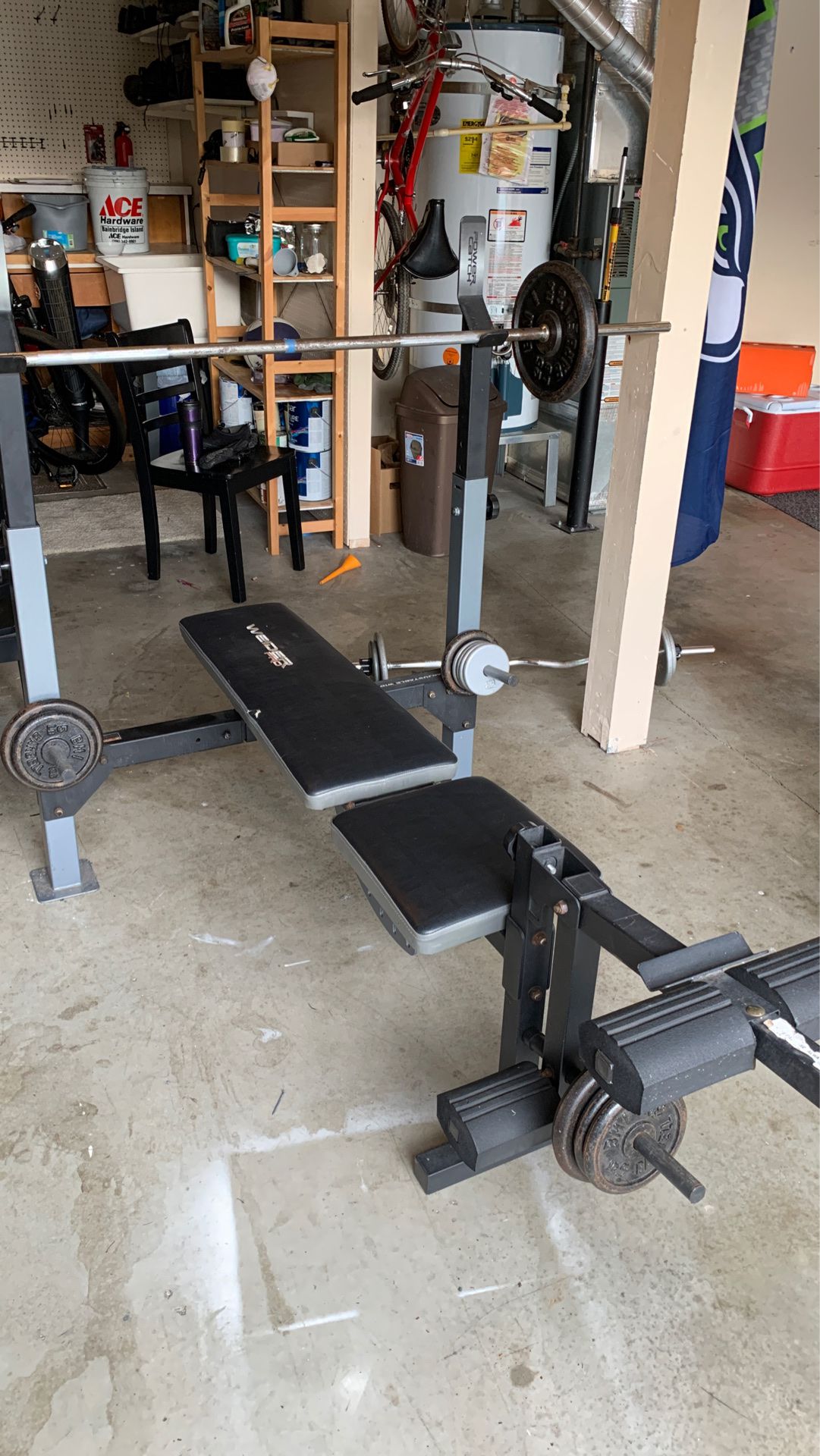 Gym equipment all in good condition