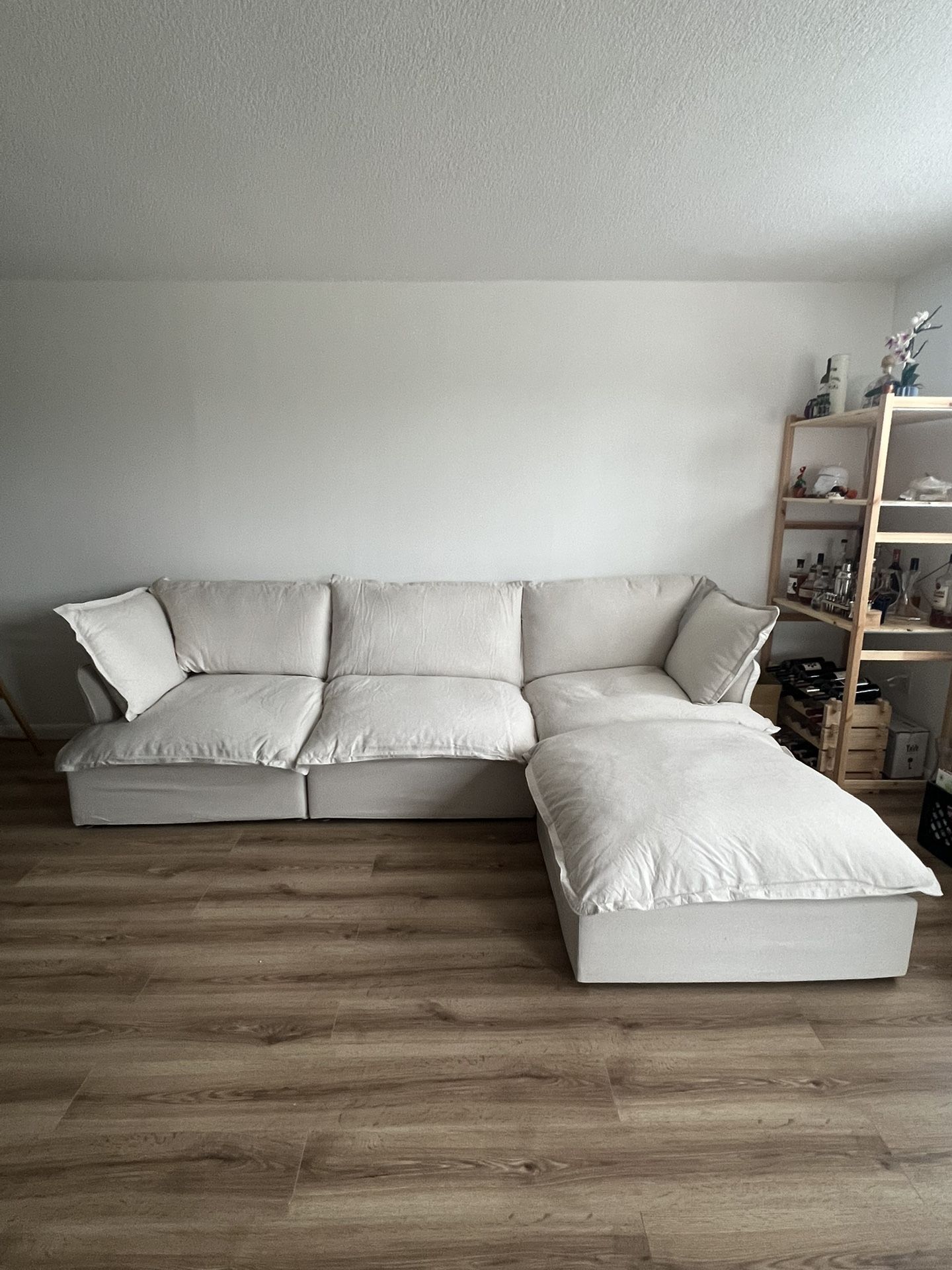 Beige Cloud Sectional ( New In Box)
