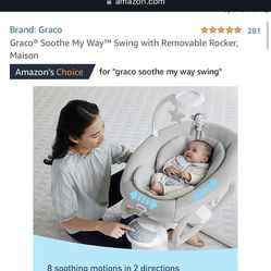 Graco Soothing Babay Swing 