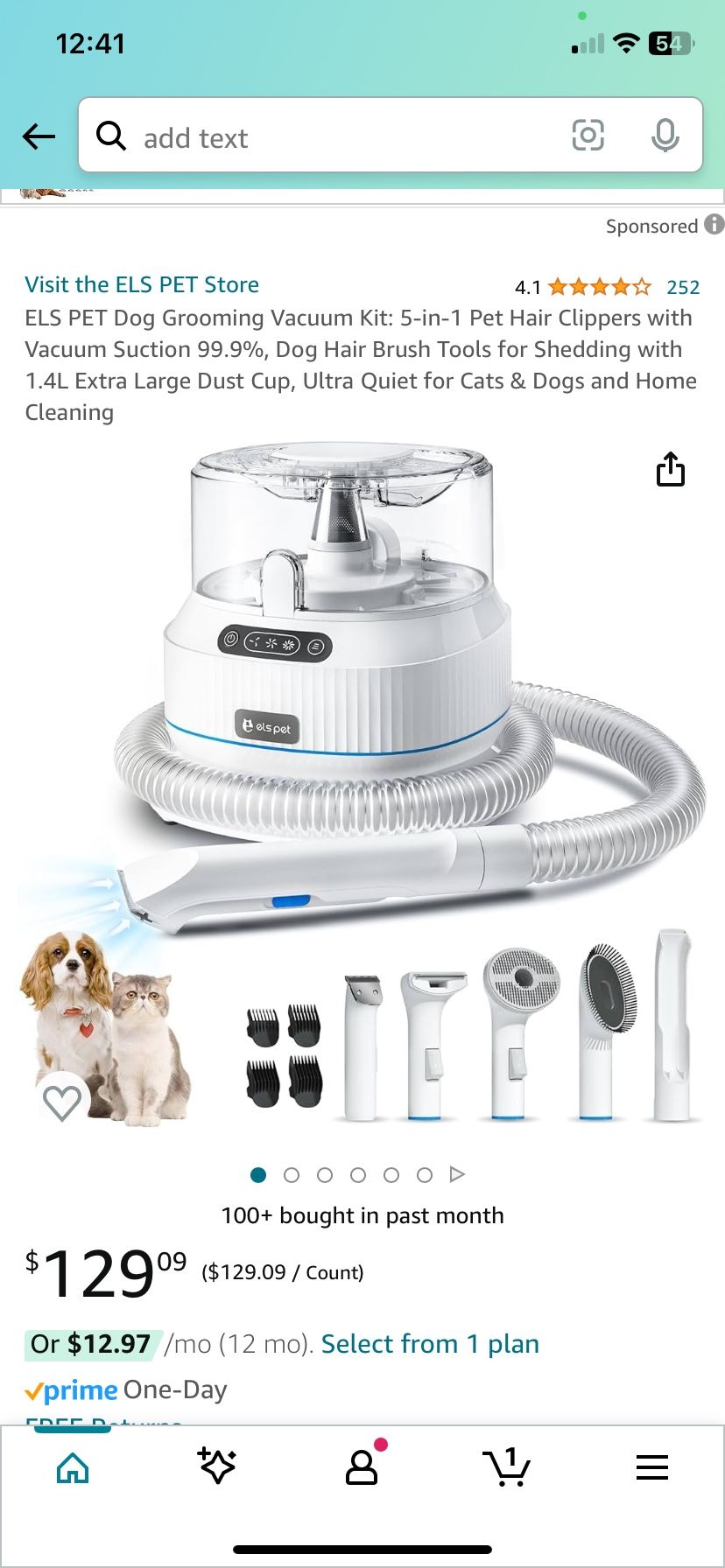 pet grooming vacuum