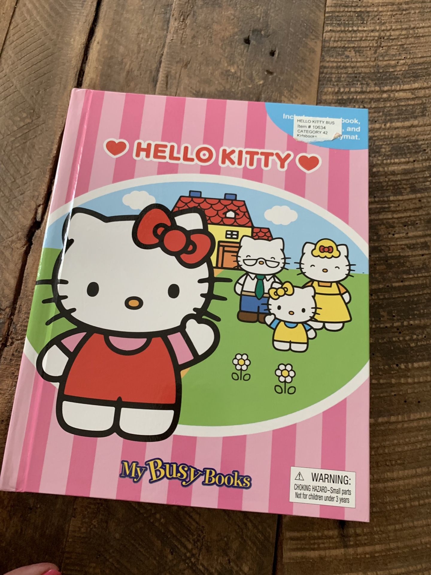 Hello Kitty book & mini figurines