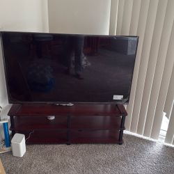 55 Inch On Roku TV Plus Stand 