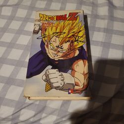 Signed Christopher Sabat Dbz Vhs