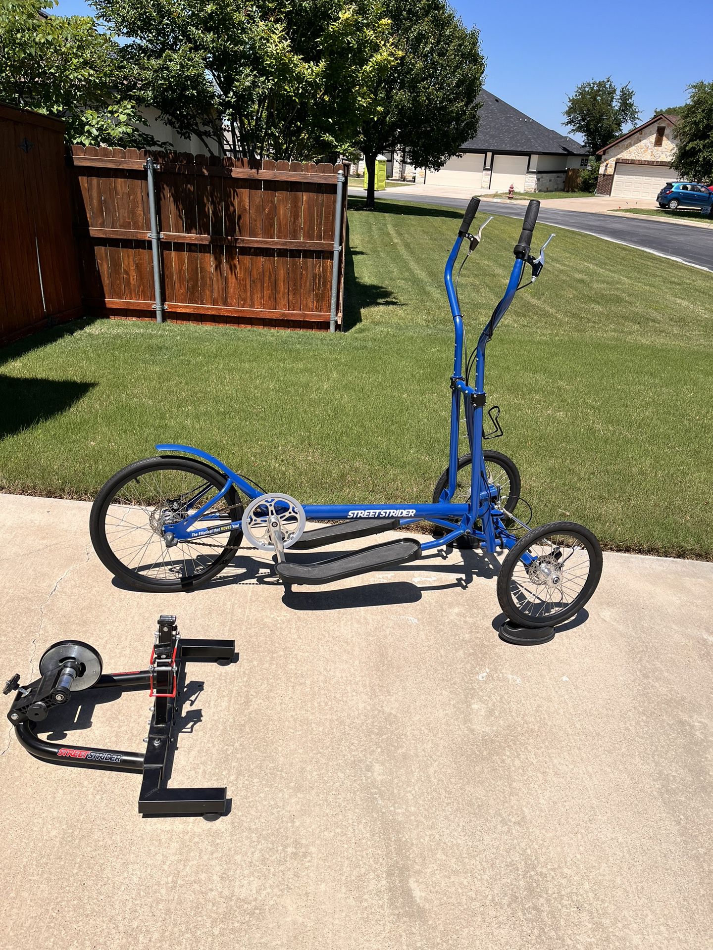 Eliptical  Bike & Stand (Indoor/Outdoor) 