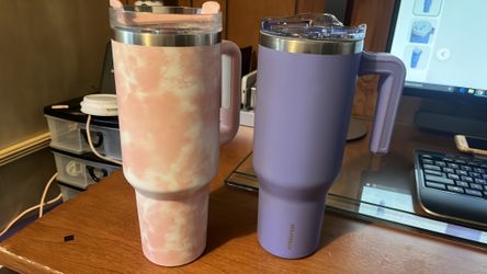 Two 40oz stainless steel tumbler