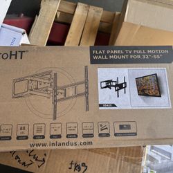 Full-motion TV Wall Mount for 32"-55" LED, LCD Flat Panel TVs
