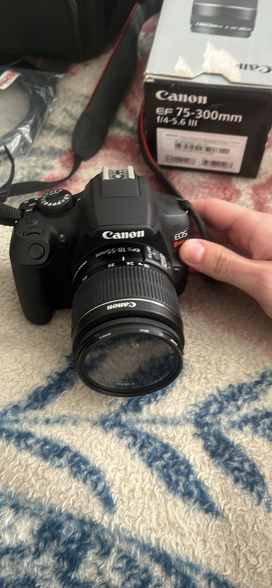 Canon EOS Rebel T6 Camera With Accessories!