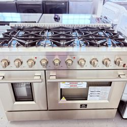FORNO 48” Range Slide-In / 2 Years Warranty 