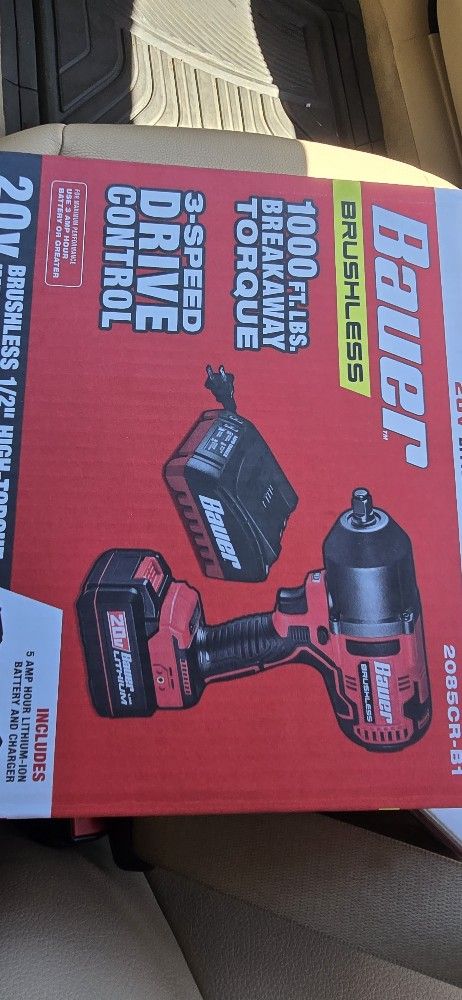 Bauer 20v Impact W Battery And Chrgr