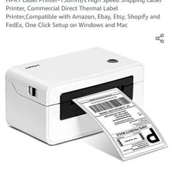HPRT Label Printer-150mm/s High Speed Shipping Label Printer, Commercial Direct Thermal Label Printer,Compatible with Amazon, Ebay, Etsy, Shopify and 