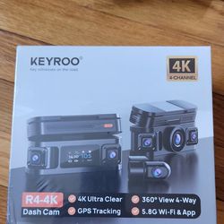 360° View 4K 4 Channel Dash Cam Front