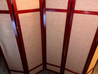 Room divider oriental furniture 5 panels 6 foot tall