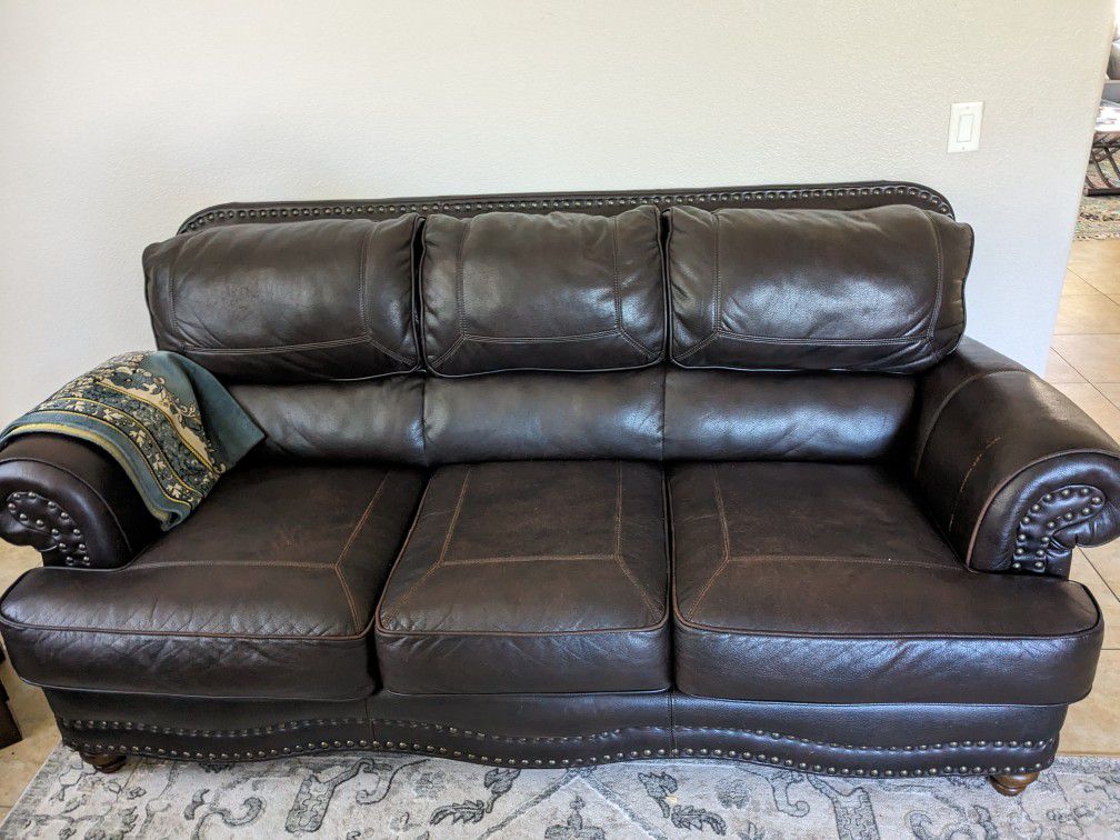Brown Sofa's Set 