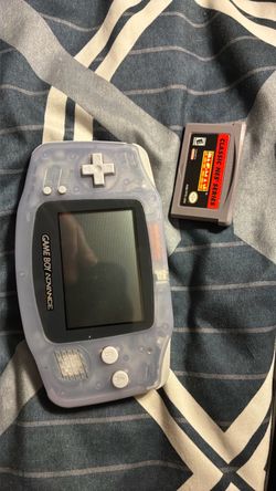 Retro Gameboy Advance clear W/Pacman