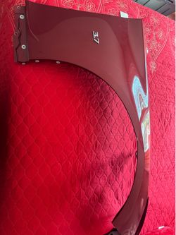 2014 infiniti q50 red front passenger sider fender