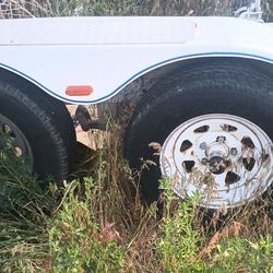 2  axle galvanized steel boat trailer