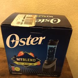 Oster My Blend 250-Watt Blender BLSTPB-BBL with Travel Sport Bottle, Black brand new