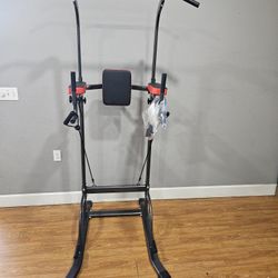 bronze times power tower dip station pull up bar adjustable home gym new assembled