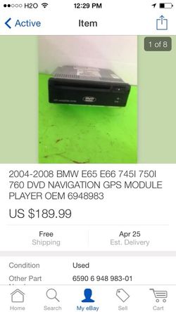 BMW GPS radio unit