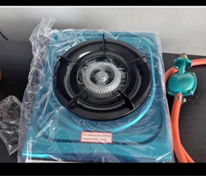 Single Burner Gas Stove with Regulator Hose