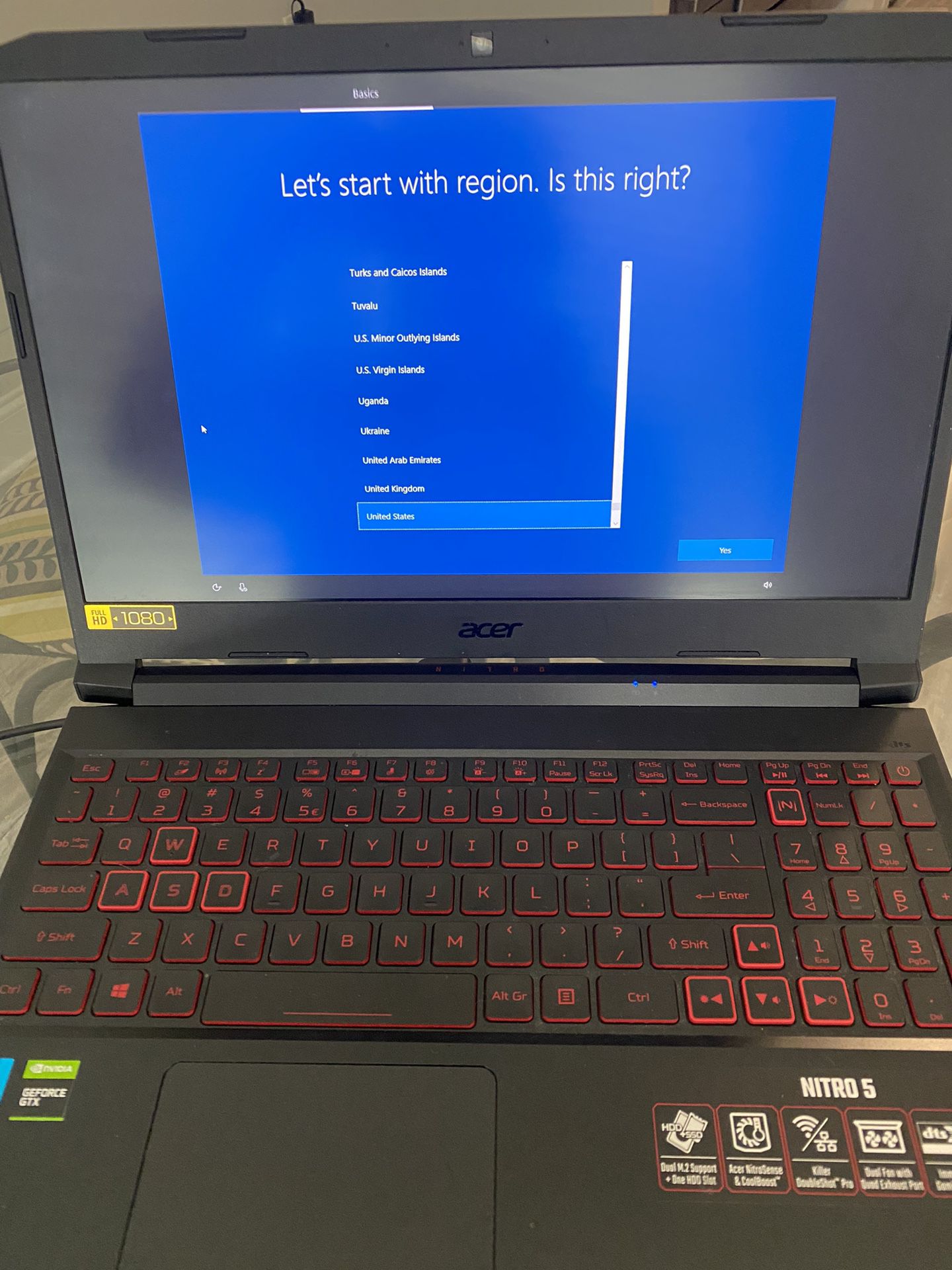 Gaming Laptop- Acer Nitro AN515-57