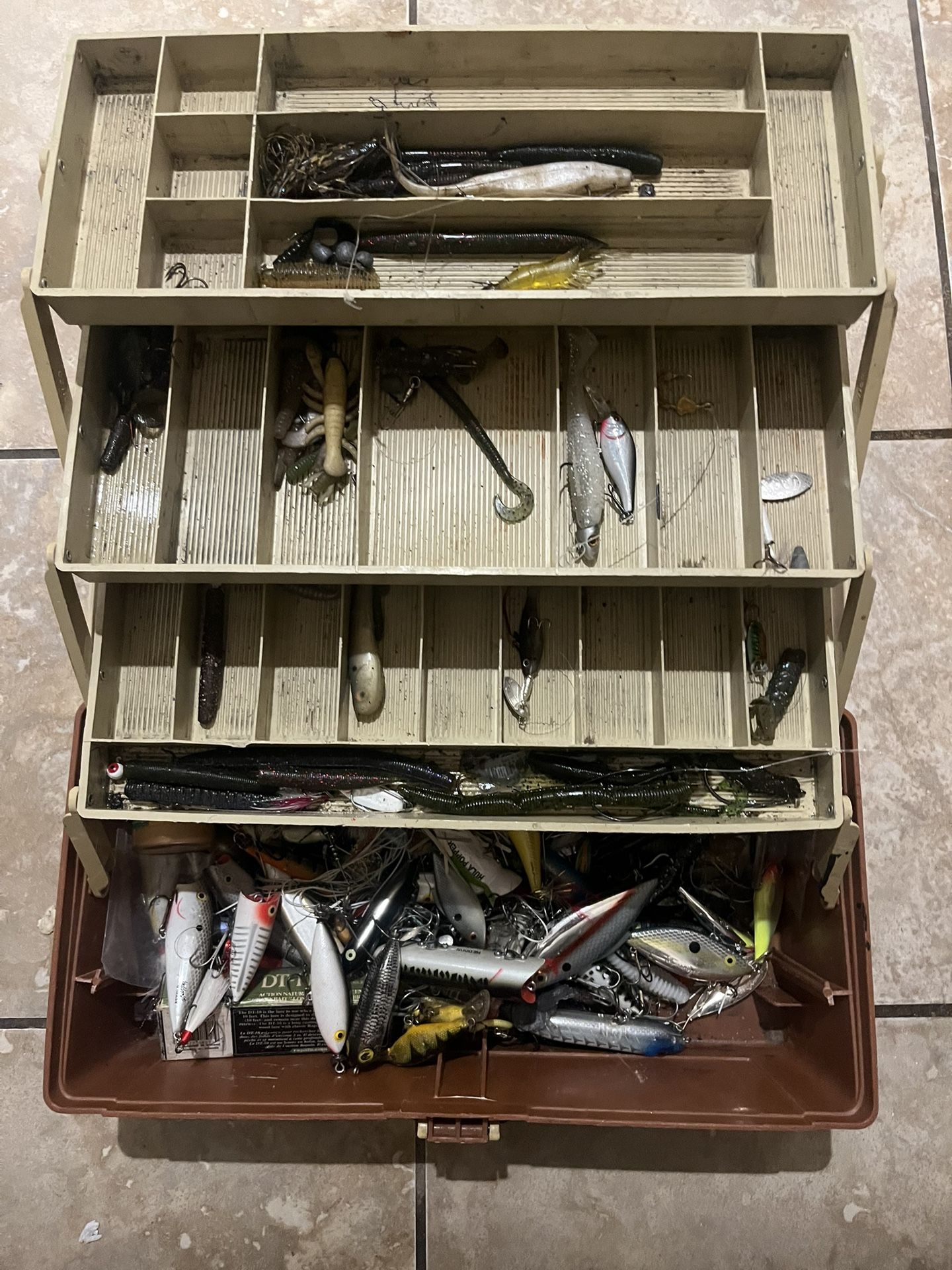 Plano Tackle Box With 50+ Lures